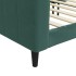 Sofá cama sin colchón terciopelo verde oscuro 80x200
