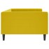 Sofá cama sin colchón terciopelo amarillo 100x200