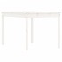 Mesa de jardín madera maciza pino blanco 121x82,5x76