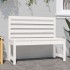 Banco de jardín madera maciza de pino blanco 109