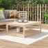 Mesa de jardín madera maciza pino 121x82,5x45
