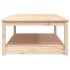 Mesa de jardín madera maciza pino 121x82,5x45
