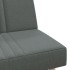 Sofá cama de tela gris