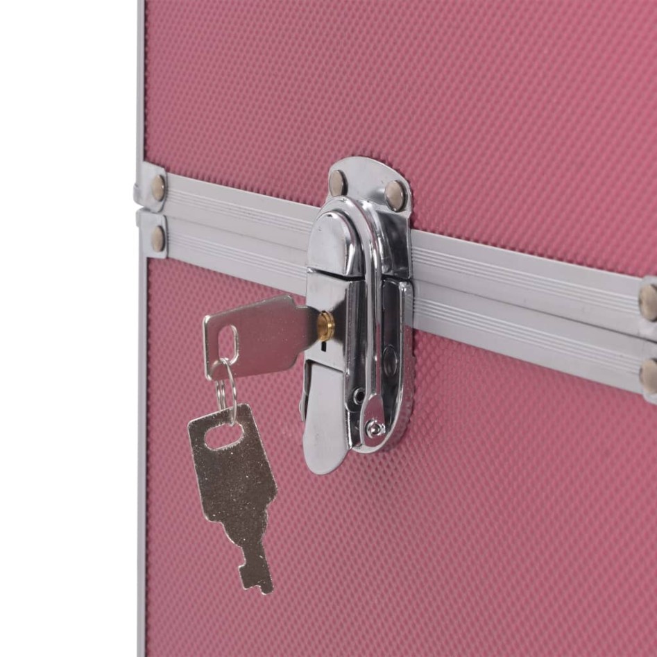 Maletín trolley de maquillaje de aluminio