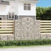 Cesta gaviones forma arco hierro galvanizado 200x30x180/200 cm