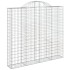 Cesta gaviones forma arco hierro galvanizado 200x30x180/200