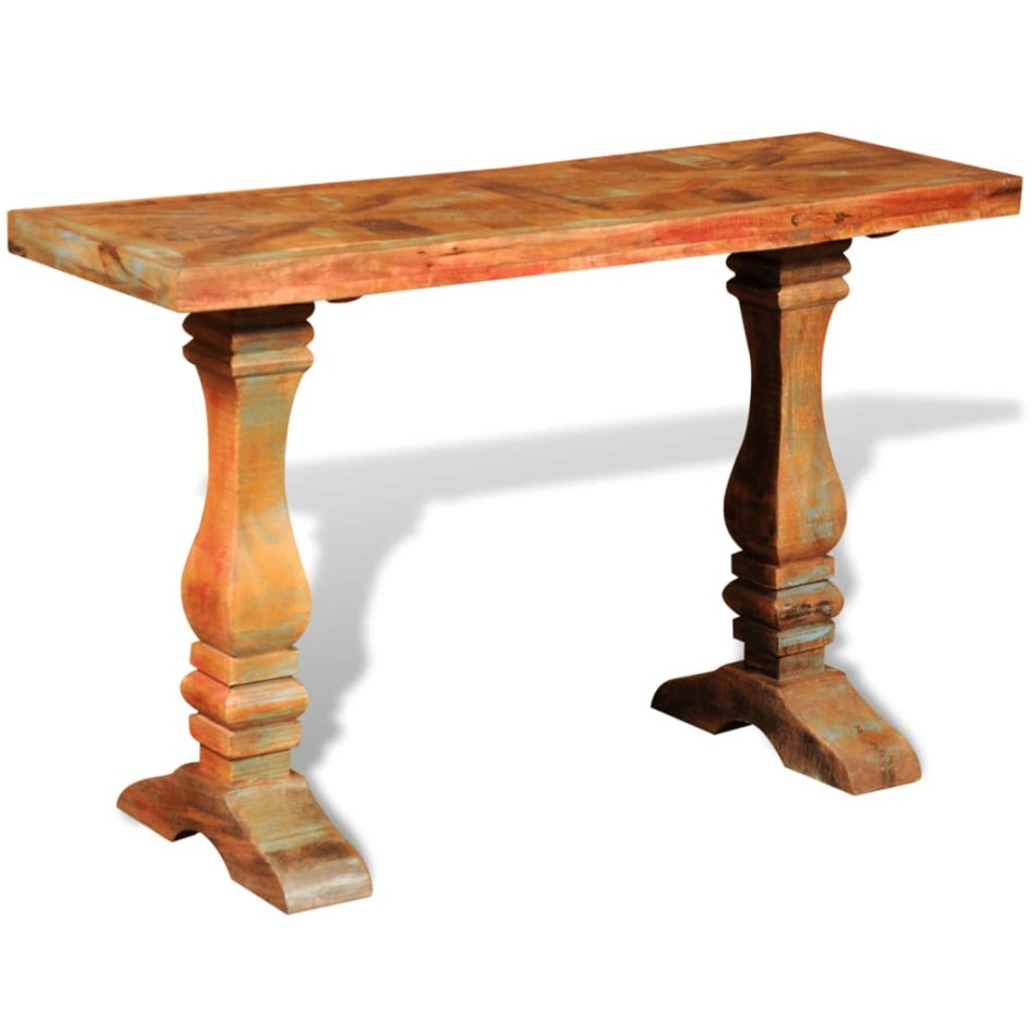 Mesa consola de madera maciza