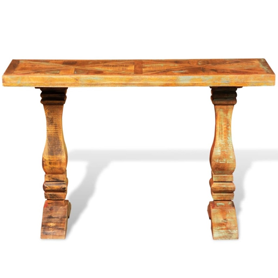 Mesa consola de madera maciza