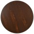 Mesa de bistró MDF marrón oscuro 80