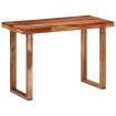 Mesa de comedor madera maciza de acacia 110x50x76 cm