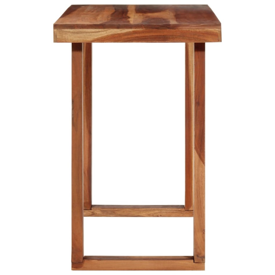 Mesa de comedor madera maciza de acacia 110x50x76