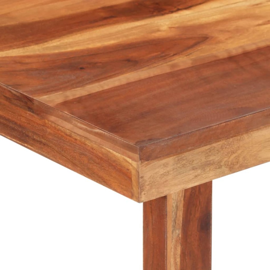 Mesa de comedor madera maciza de acacia 110x50x76