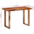 Mesa de comedor madera maciza de acacia 110x50x76