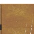 Puerta de jardín acero corten diseño hierba 105x80