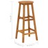 Taburetes de cocina 4 unidades madera maciza de