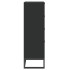 Aparador alto madera contrachapada negro 40x30x95