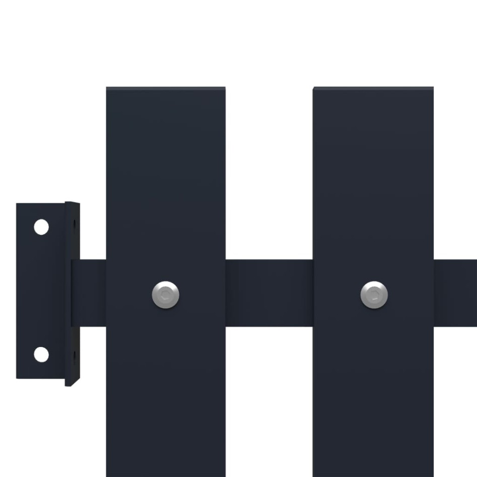 Panel de valla acero recubrimiento polvo antracita 170,5x100