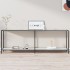 Mesa consola vidrio templado blanco 220x35x75,5