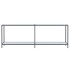 Mesa consola vidrio templado blanco 220x35x75,5