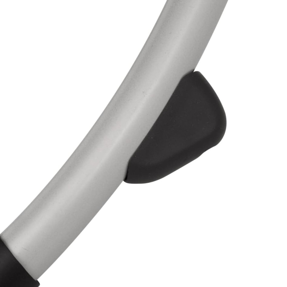 Tumbona geométrica de jardín acero gris