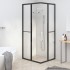 Cabina de ducha ESG esmerilado negro 90x70x180