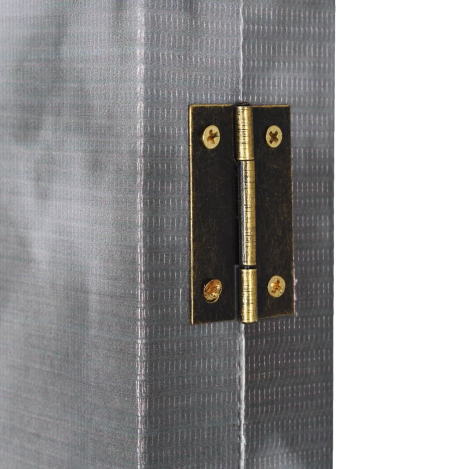 Biombo divisor plegable 228x170 cm bus Londres blanco y