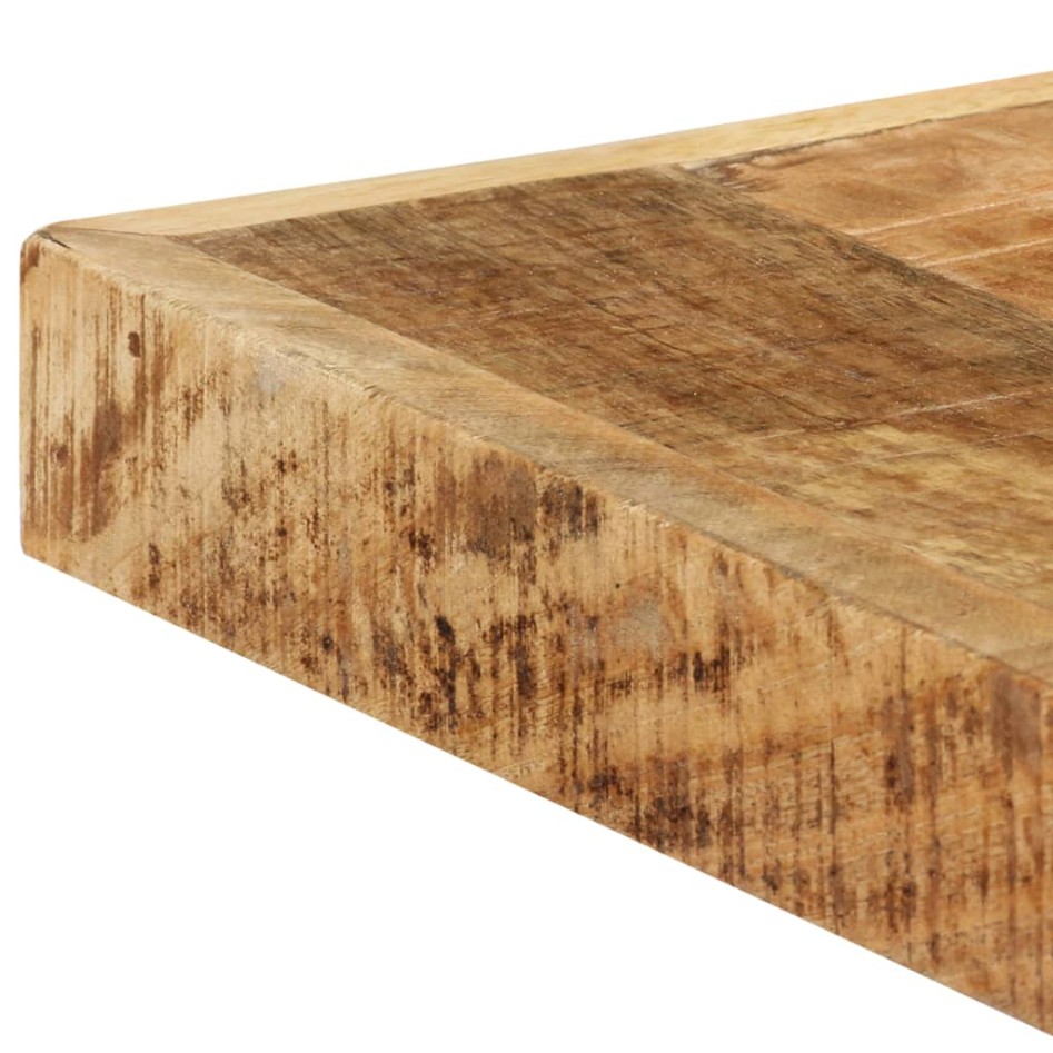 Mesa de comedor madera maciza de mango rugosa 160x80x75