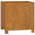 Jardineras con patas 2 uds acero corten oxidado 42x40x43