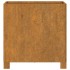 Jardineras con patas 2 uds acero corten oxidado 42x40x43