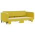 Sofá cama nido terciopelo amarillo 90x200