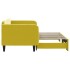Sofá cama nido terciopelo amarillo 90x200