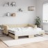 Sofá cama nido tela crema 100x200