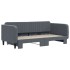 Sofá cama nido terciopelo gris oscuro 90x190