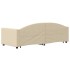 Sofá cama nido tela crema 80x200