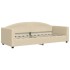 Sofá cama nido tela crema 80x200
