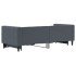 Sofá cama nido terciopelo gris oscuro 80x200