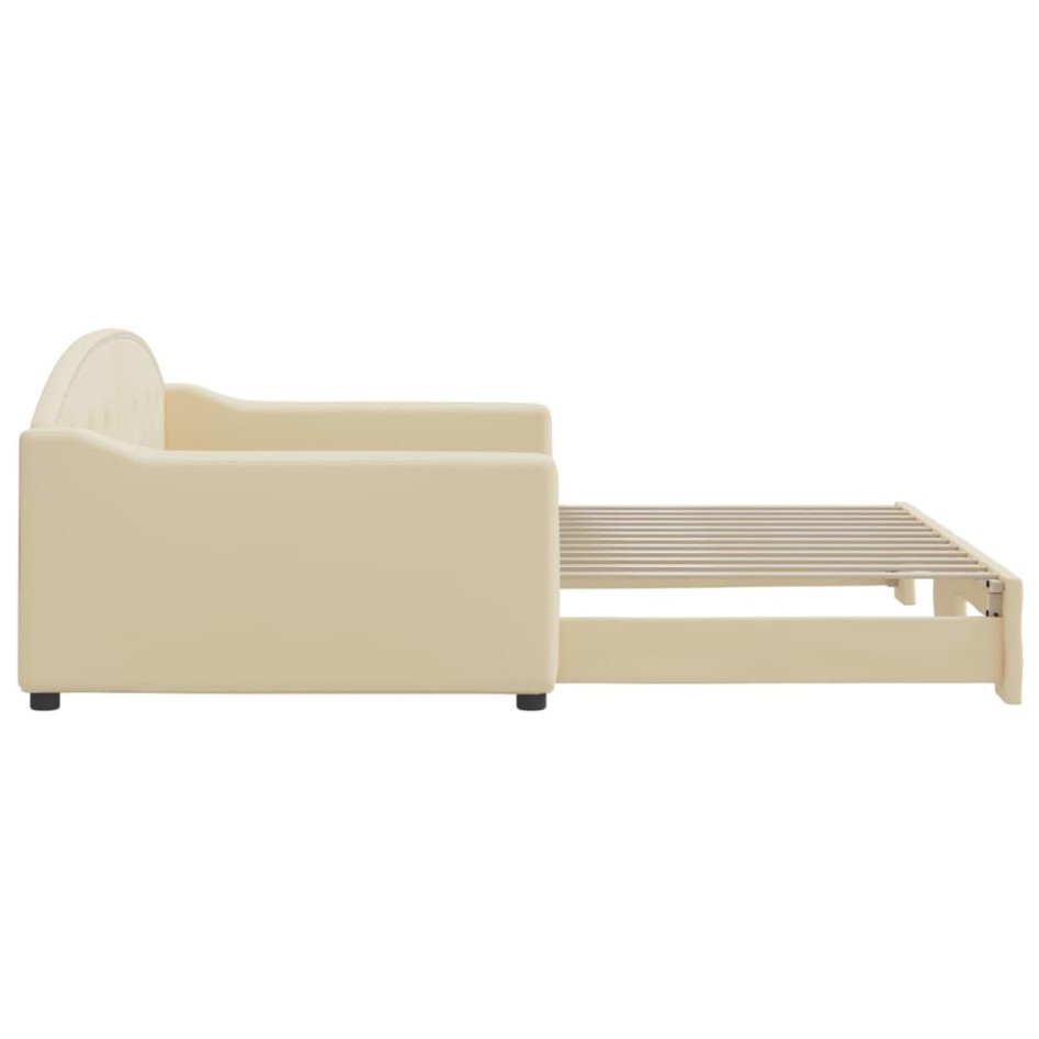 Sofá cama nido tela crema 100x200