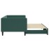 Sofá cama nido terciopelo verde oscuro 90x200