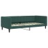 Sofá cama nido terciopelo verde oscuro 90x200