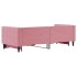 Sofá cama nido terciopelo rosa 80x200