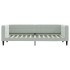 Sofá cama nido terciopelo gris claro 90x200