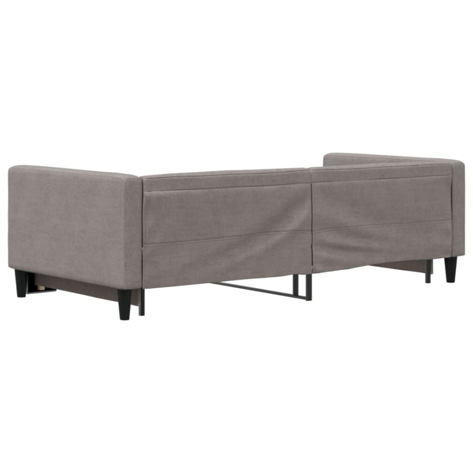 Sofá cama nido tela gris taupe 90x200