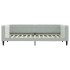 Sofá cama nido terciopelo gris claro 100x200
