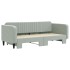 Sofá cama nido terciopelo gris claro 90x200