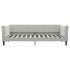 Sofá cama nido terciopelo gris claro 90x200