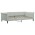 Sofá cama nido terciopelo gris claro 100x200