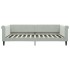 Sofá cama nido terciopelo gris claro 100x200