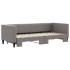 Sofá cama nido tela gris taupe 80x200