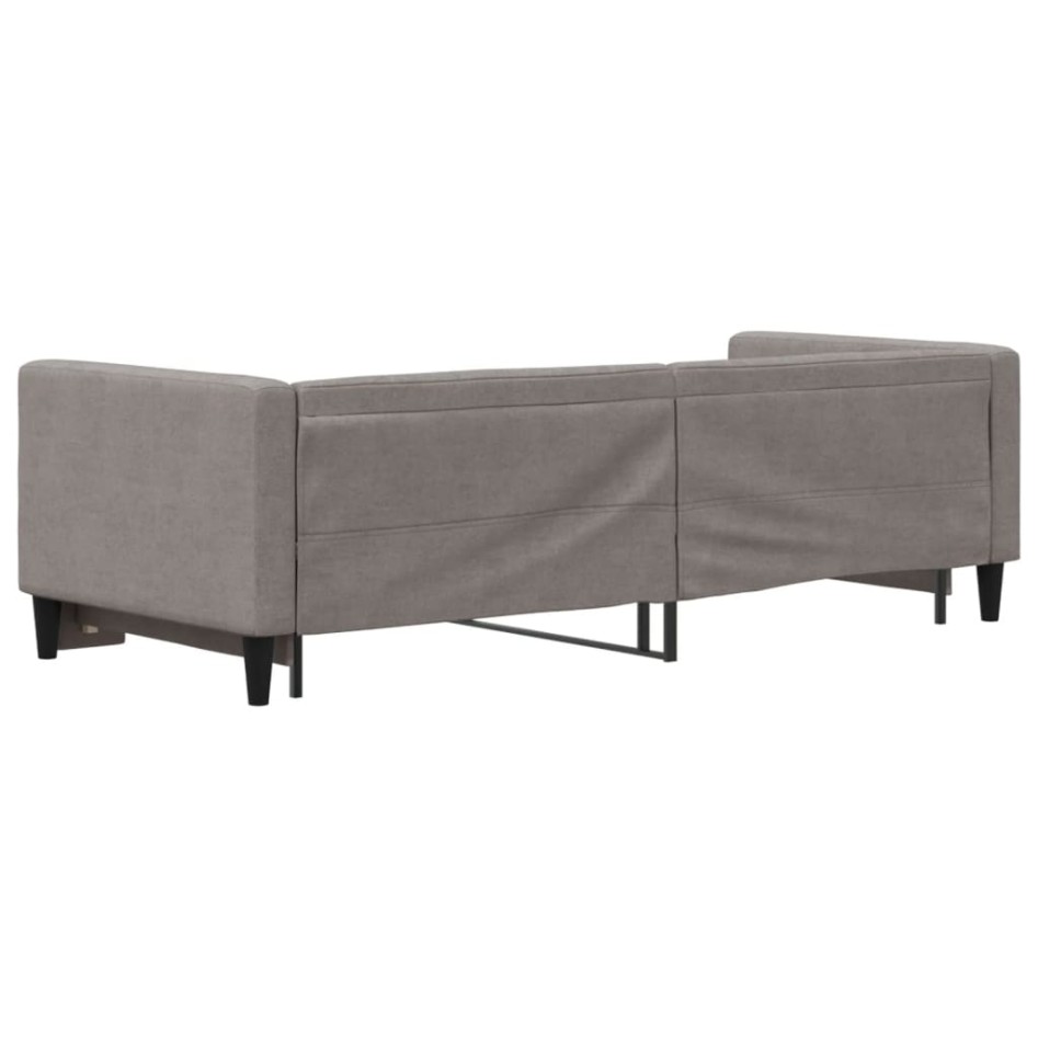 Sofá cama nido tela gris taupe 80x200