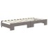 Sofá cama nido tela gris taupe 80x200